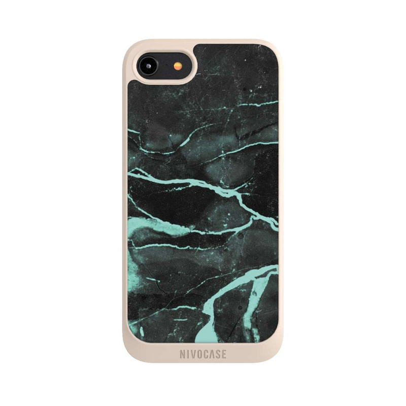 iPhone 8 NIVOpure Gray and Blue Marble