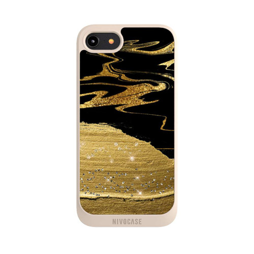 Apple iPhone 8 NIVOpure Marble Golden Look Veins