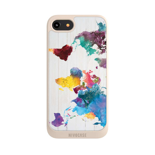 Apple iPhone 8 NIVOpure World Coloured 1