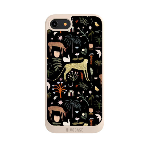 Apple iPhone 8 NIVOpure Wild garden letters by Léa Le Pivert