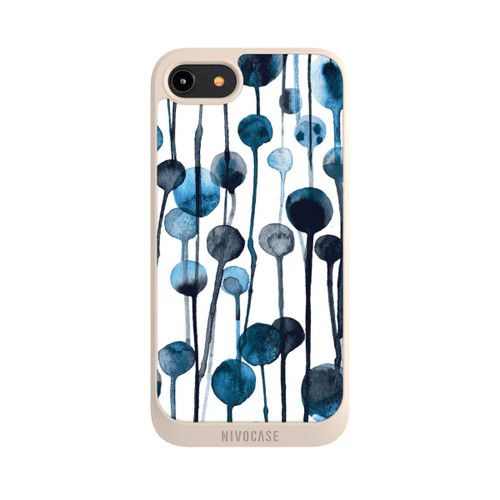 Apple iPhone 8 NIVOpure Dripping Dots Blue