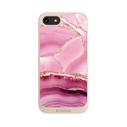 Apple iPhone 8 NIVOpure Mermaid Marble Pink