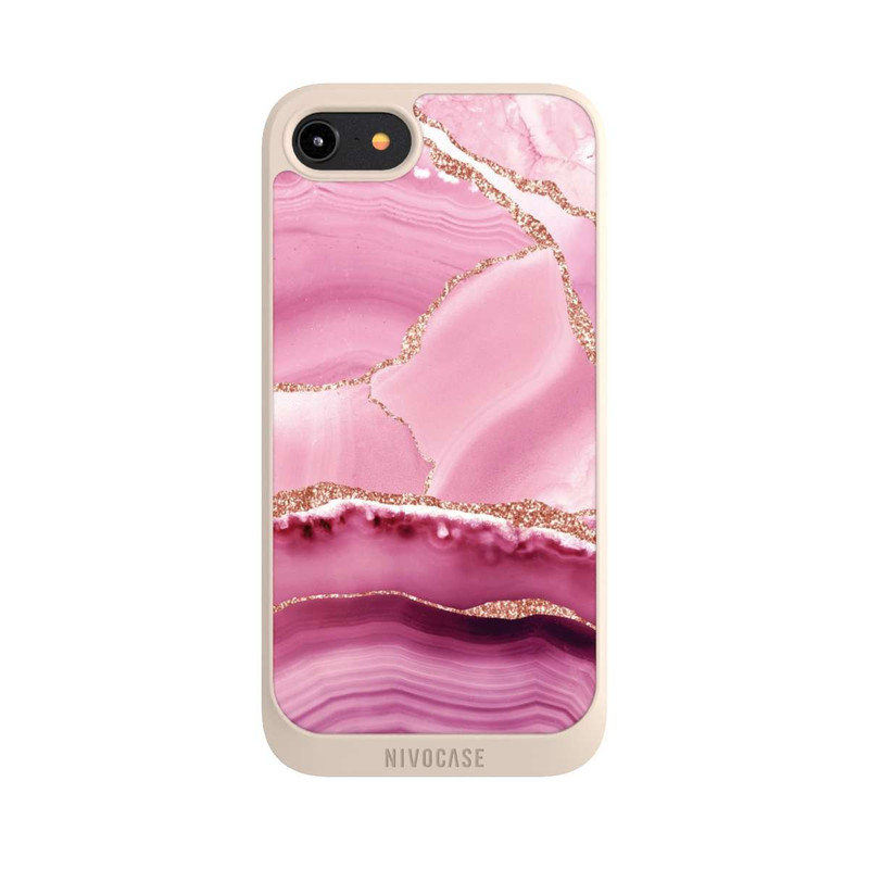 iPhone 8 NIVOpure Mermaid Marble Pink