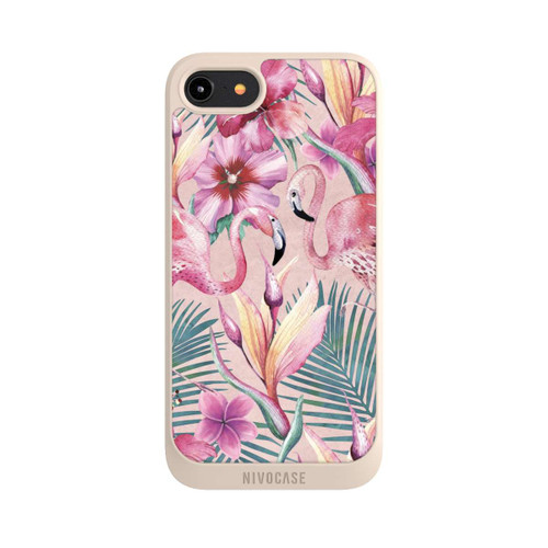 Apple iPhone 8 NIVOpure Flamingo Dreams