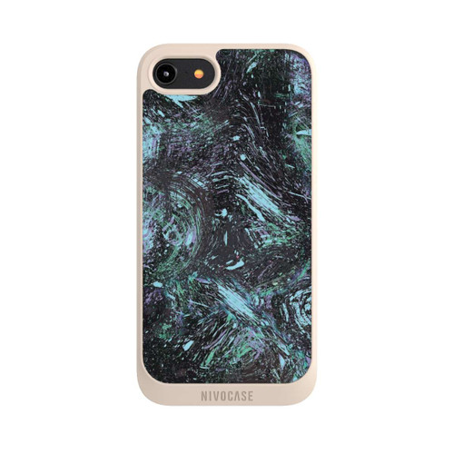 Apple iPhone 8 NIVOpure Abstract Dripping Dust Purple