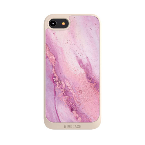 Apple iPhone 8 NIVOpure Purple Marble Wall Ink