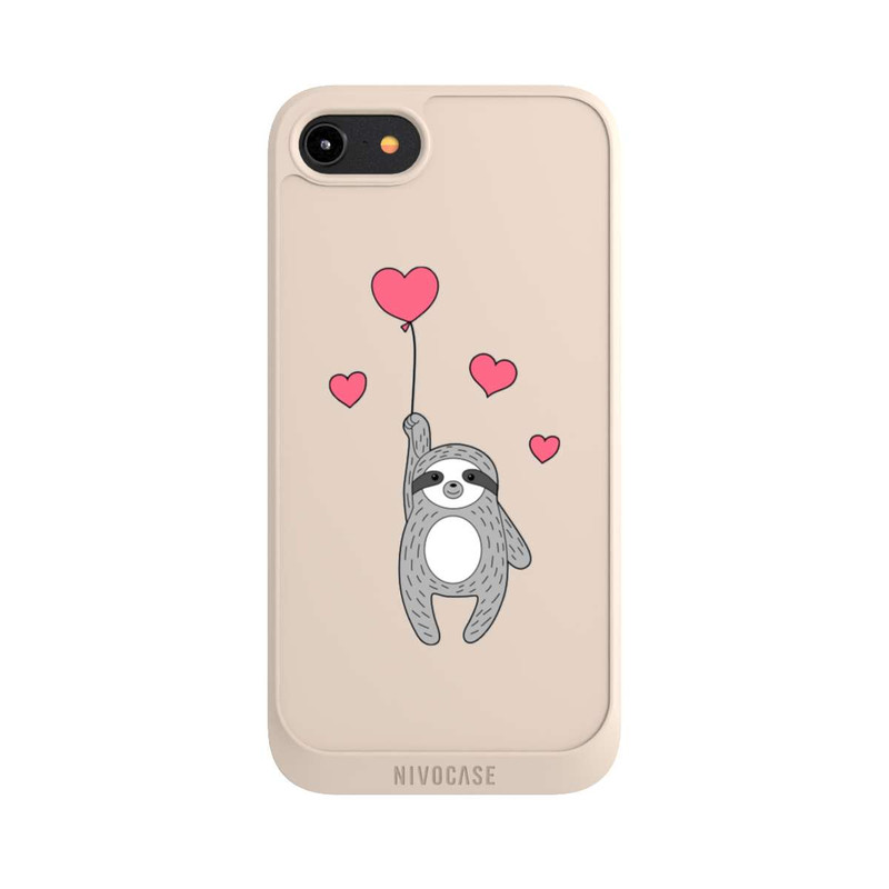 iPhone 8 NIVOpure Love Sloth Transparent