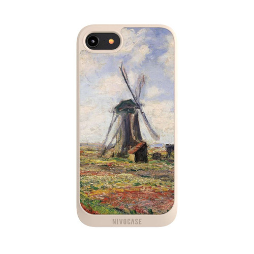 Apple iPhone 8 NIVOpure Tulip Fields with the Rijnsburg Windmil by Claude Monet