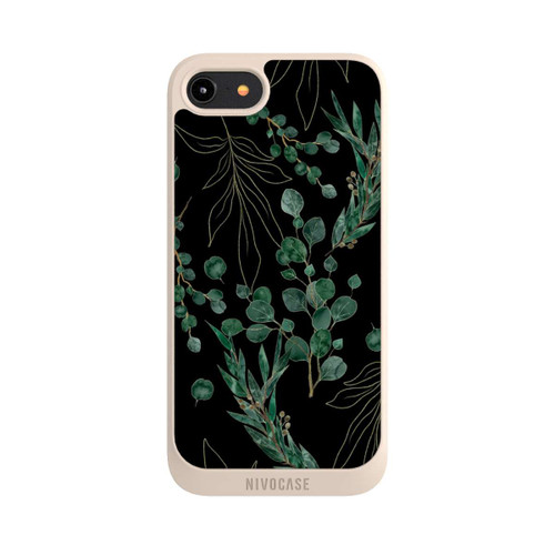 Apple iPhone 8 NIVOpure Eucalyptus Leaves black