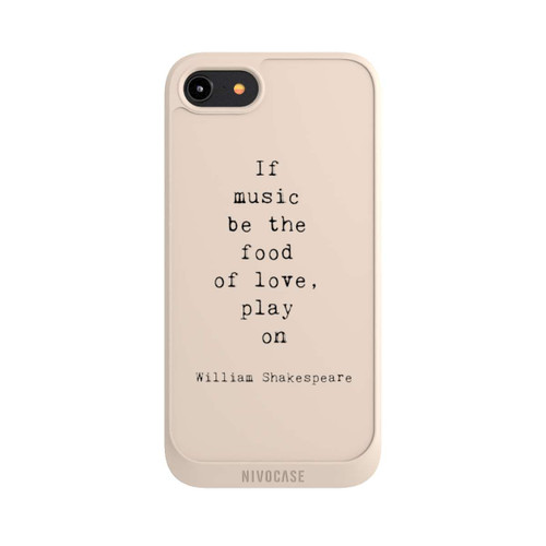 Apple iPhone 8 NIVOpure Shakespeare Music Food Transparent