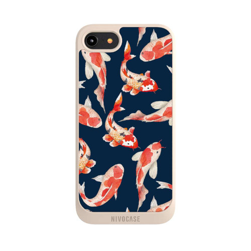 Apple iPhone 8 NIVOpure Coral Fish on Blue Background