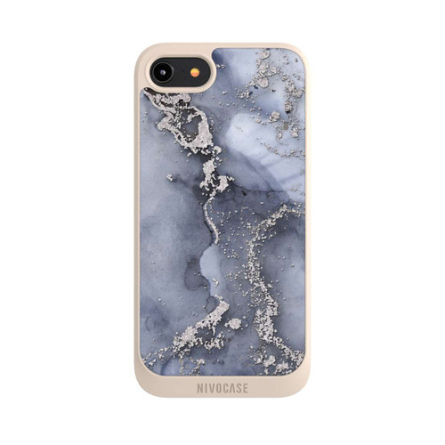 Apple iPhone 8 NIVOpure Ink Blue Silver