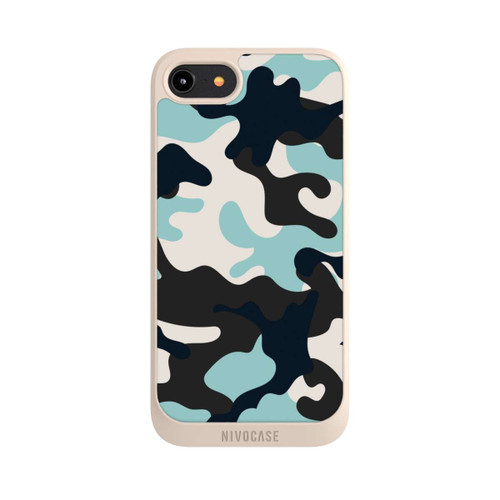 Apple iPhone 8 NIVOpure Blue Camouflage