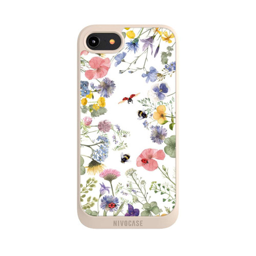 Apple iPhone 8 NIVOpure Colourful Spring Flowers and Bees