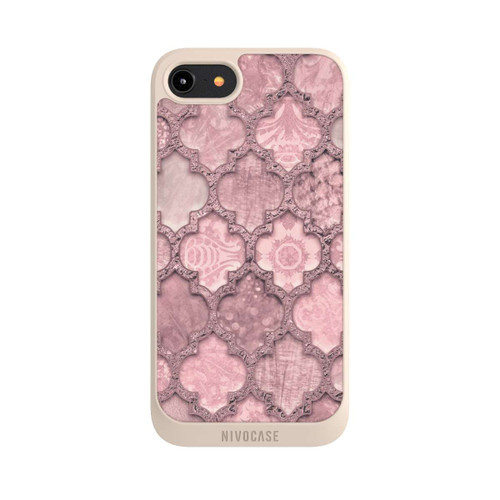 Apple iPhone 8 NIVOpure Morocco Tile Pink