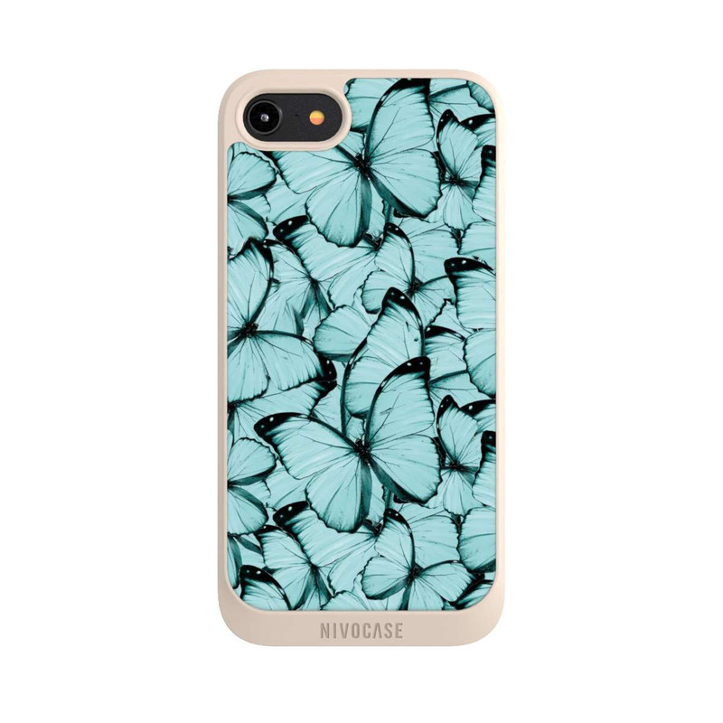 iPhone 8 NIVOpure Teal Butterflies
