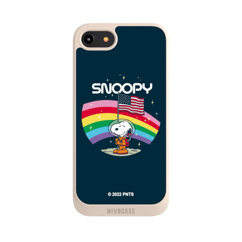 Apple iPhone 8 NIVOpure Snoopy Space Traveller Rainbow