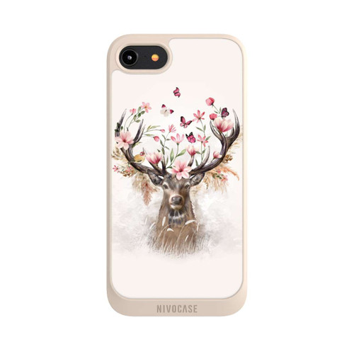 Apple iPhone 8 NIVOpure Deer Flowers Antlers