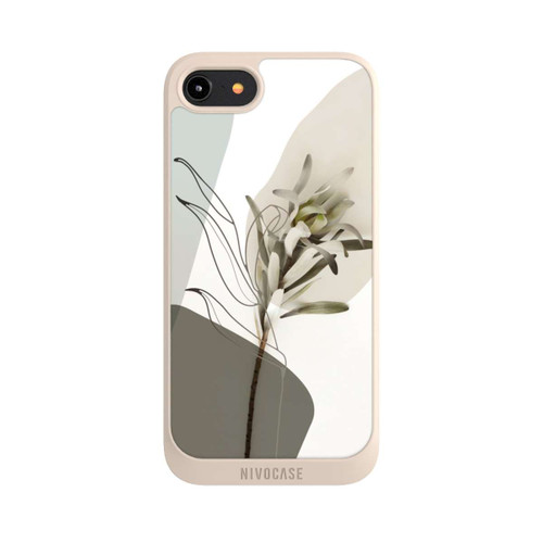 Apple iPhone 8 NIVOpure Boho Line Art Olive Green