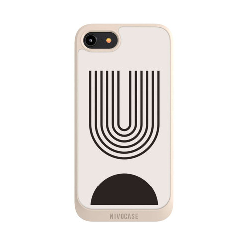 Apple iPhone 8 NIVOpure Modern Art Black Lines