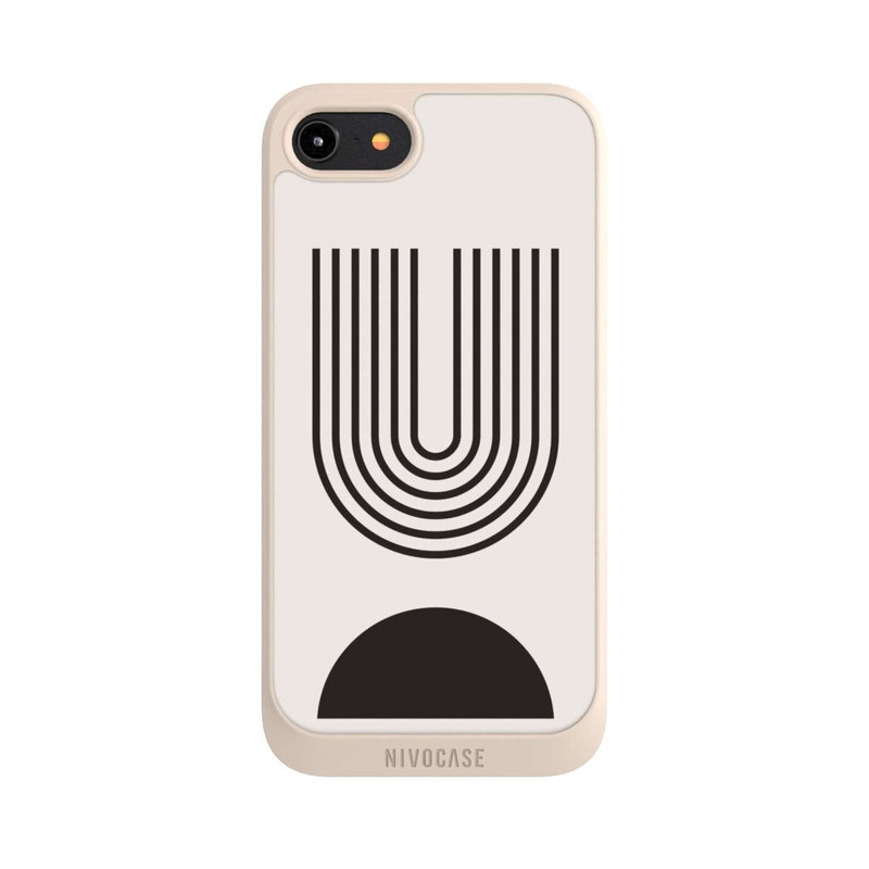 iPhone 8 NIVOpure Modern Art Black Lines