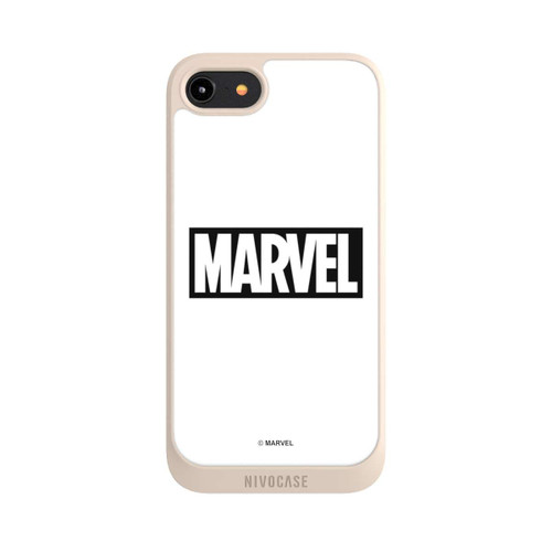 Apple iPhone 8 NIVOpure Marvel Logo White