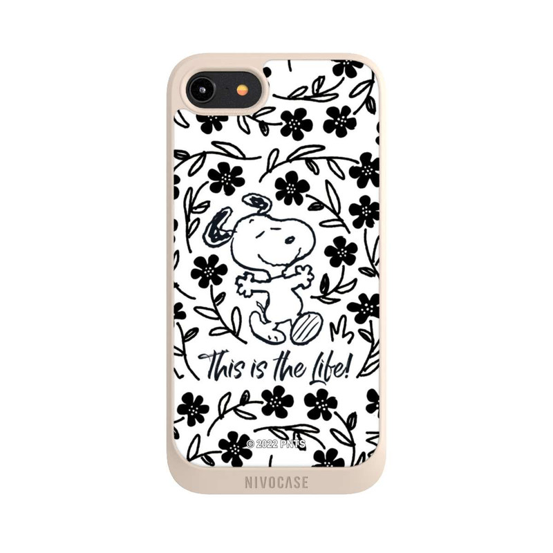 iPhone 8 NIVOpure Snoopy Black and White This Is The Life