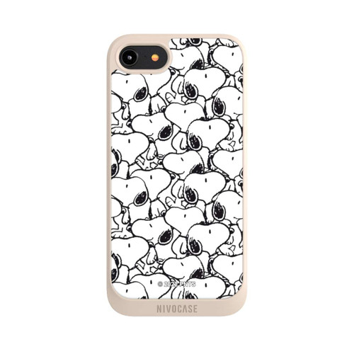 Apple iPhone 8 NIVOpure Snoopy Pattern Black And White