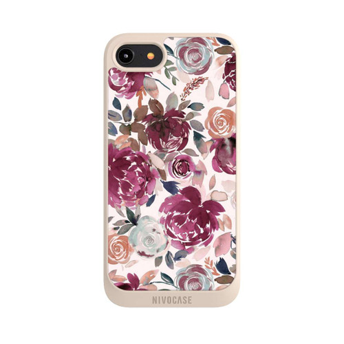 Apple iPhone 8 NIVOpure Autumn Peonies and roses Pink