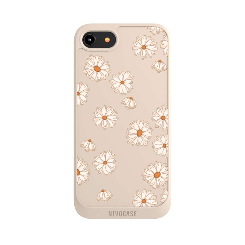 iPhone 8 NIVOpure Flowerpower Wallpaper White