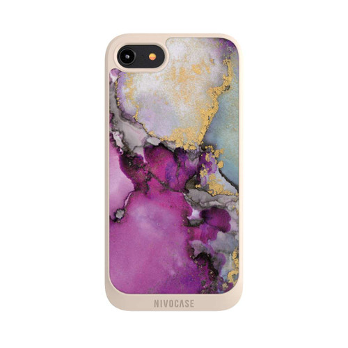 Apple iPhone 8 NIVOpure Alcohol Ink Art Pink
