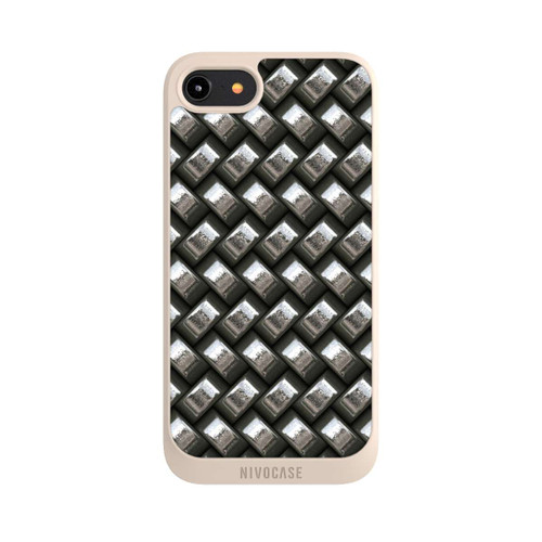 Apple iPhone 8 NIVOpure Glamour Silver Metal