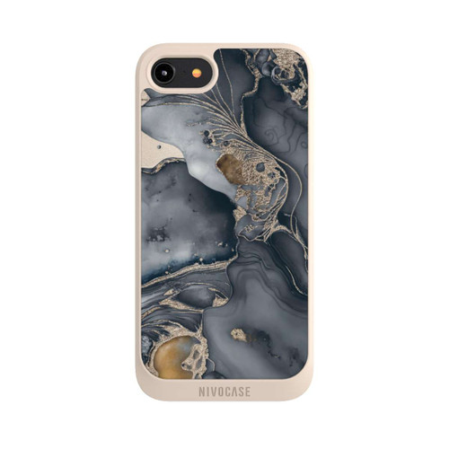 Apple iPhone 8 NIVOpure Alcohol Ink Gold Grey