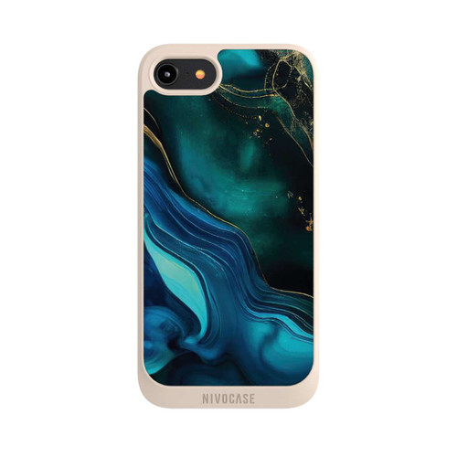 Apple iPhone 8 NIVOpure Blue Gold Ink