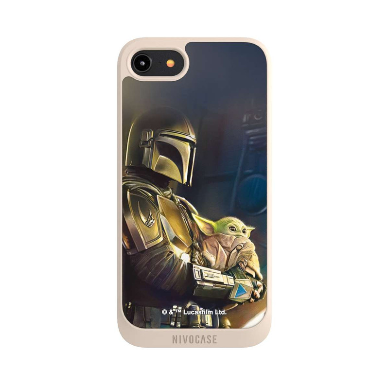 iPhone 8 NIVOpure Mandalorian and Grogu inside Ship