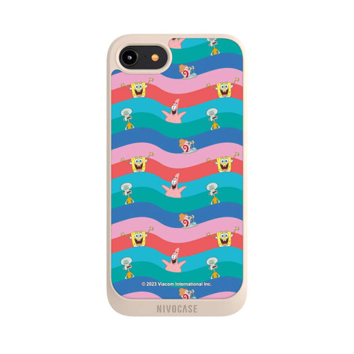 Apple iPhone 8 NIVOpure Spongebob Friends Colorful Waves