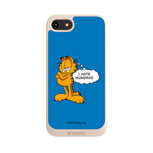Apple iPhone 8 NIVOpure Garfield I Hate Mondays Blue