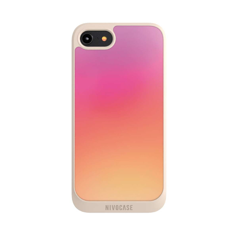 iPhone 8 NIVOpure Pastell Pink Glitch