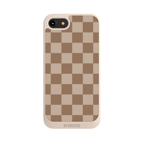 Apple iPhone 8 NIVOpure Brown check