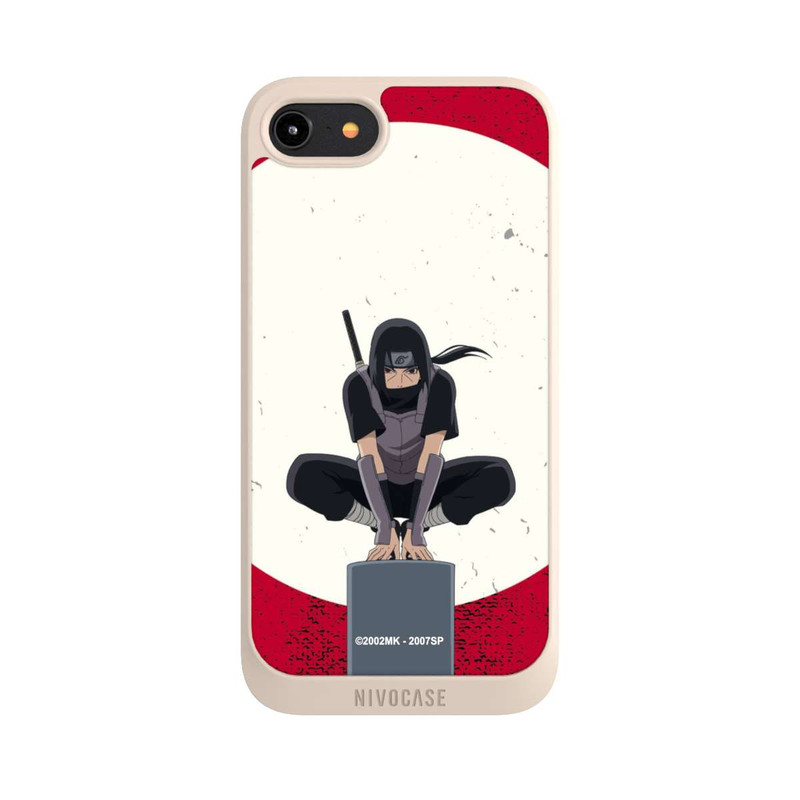 iPhone 8 NIVOpure Itachi Uchiha symbol red background