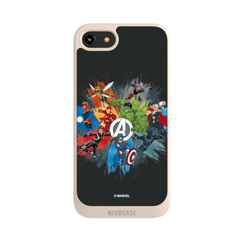 Apple iPhone 8 NIVOpure Marvel's Avengers Black