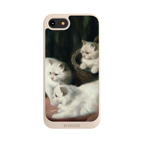 Apple iPhone 8 NIVOpure Three White Angora Kittens