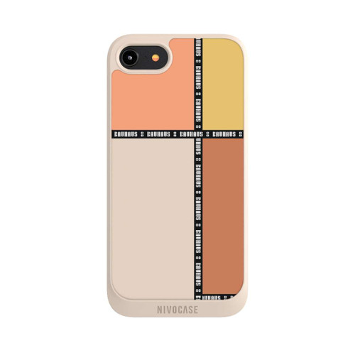 Apple iPhone 8 NIVOpure Bauhaus Squares-Pastel