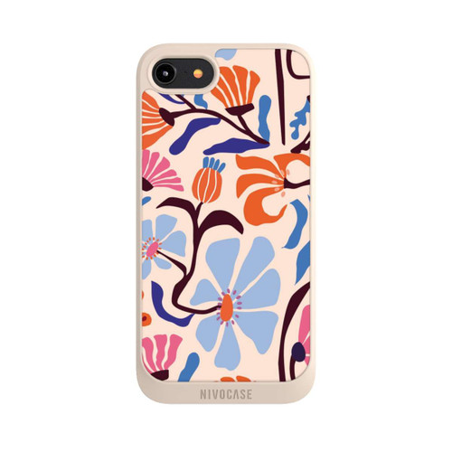 Apple iPhone 8 NIVOpure Flower Market Ibiza Pastel
