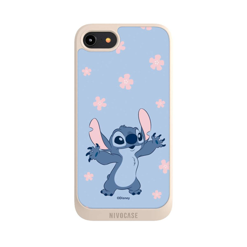 iPhone 8 NIVOpure Stitch Pastel Flowers Blue