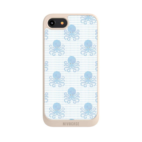 Apple iPhone 8 NIVOpure Blue Watercolor Octopus