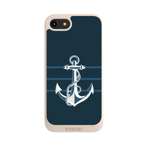 Apple iPhone 8 NIVOpure Anchor Line Blue with AI