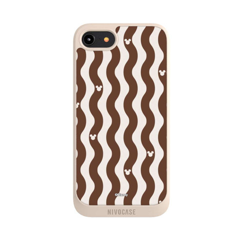 Apple iPhone 8 NIVOpure Mickey Mouse Brown Pattern Waves