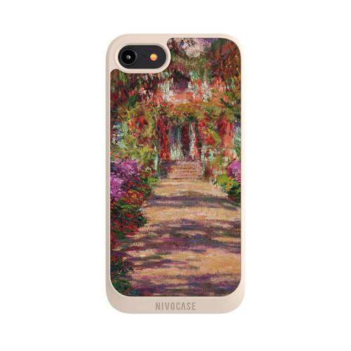 Apple iPhone 8 NIVOpure Eine Allee in Monets Garten in Giverny by Claude Monet