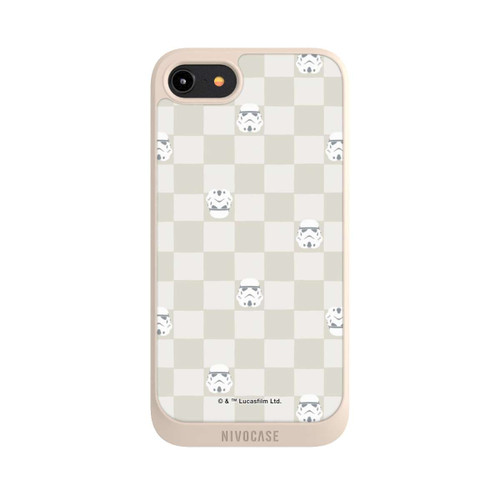 Apple iPhone 8 NIVOpure Stormtrooper Checked Pattern Beige